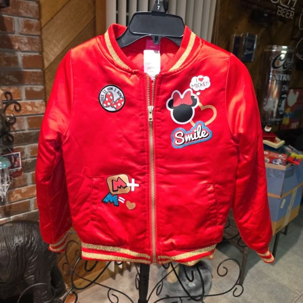 Disney Puffer Jacket - Minnie & Mickey - Child's Size 7/8 (M)